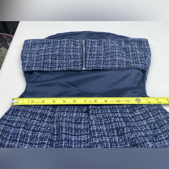 Pretty Garbage Cut Out Strapless Tweed Mini Dress Size Small - Picture 8 of 10